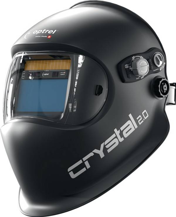 Schweißerschutzhelm crystal2.0 schwarz 50x100mm EN166,EN175,EN379 Krt.OPTREL