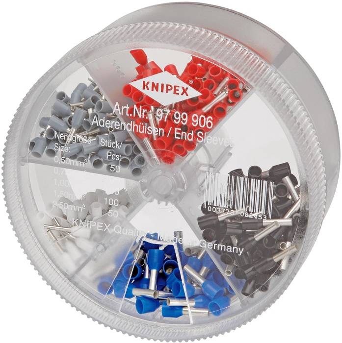 Aderendhülsenbox 100-tlg.4,0-16,00mm² Ku.-Box KNIPEX-2