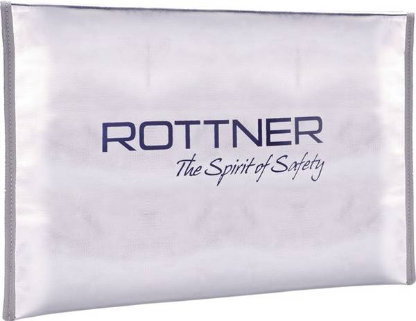 ROTTNER  Dokumententasche f.Wertsch.-Schrank 350mm B.340mm ROTTNER   glasfaserve