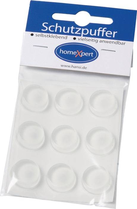 Schutzpuffer 20 mm Kunststoff transparent Koni selbstklebend-0