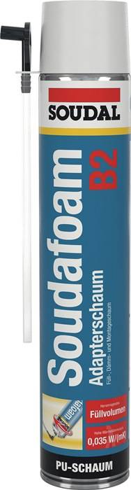 1K-Montageschaum SOUDAFOAM 750 ml B2 champagner m.Einw.-Handsch.Dose SOUDAL-0