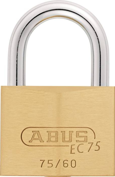 Zylindervorhangschloss 75/60 gl.-7561 Schlosskörper-B.60mm MS gl.ABUS-0