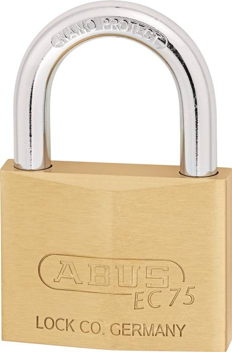Zylindervorhangschloss 75/60 gl.-7561 Schlosskörper-B.60mm MS gl.ABUS-1