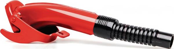 Ausgießstutzen f.Benzin/Diesel o.Fehlbetankungssperre L.280mm B.68mm rot