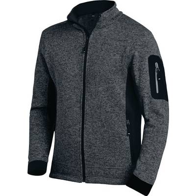 Strick-Fleecejacke CHRISTOPH Gr.M anthrazit/schwarz FHB-0