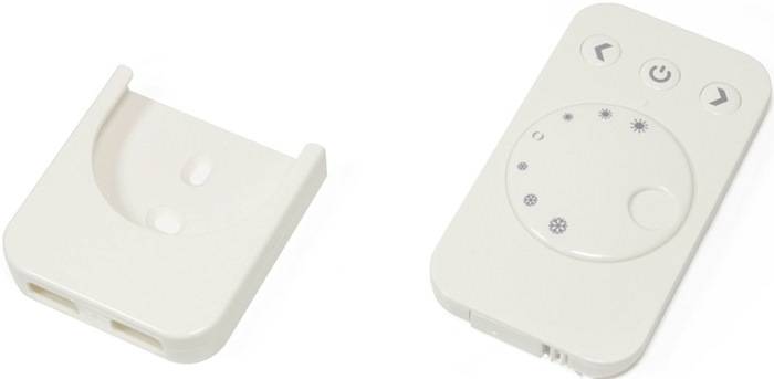 L & S DEUTSCHLAND GmbH LED Funkfernbedienung Ser.Frankfurt inkl.Wandhalterung 1-Kanal weiß L&S 2000374-0