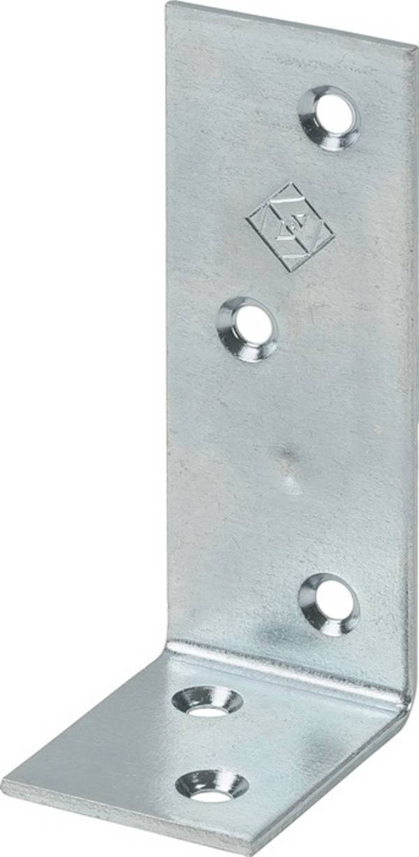 Balkenwinkel L180x120 mmmm B.40mm sta.STA blau verz.S.5mm VORMANN