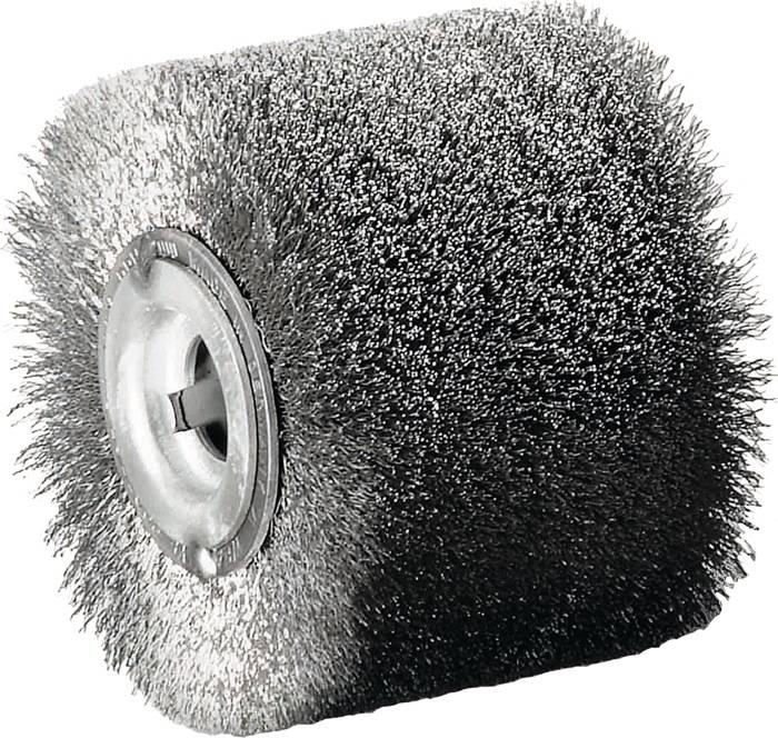 Satinierwalze VA-Stahldraht Ø100xB70mm 19,2mm LESSMANN-0