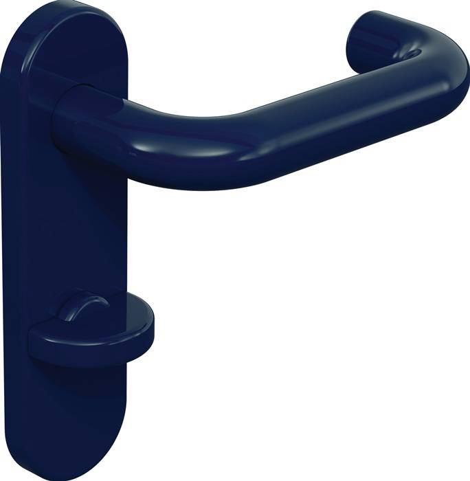 Kurzschildgarnitur 111R02.110 50 Ku.50 FBM rd Drückergrt.HEWI-0