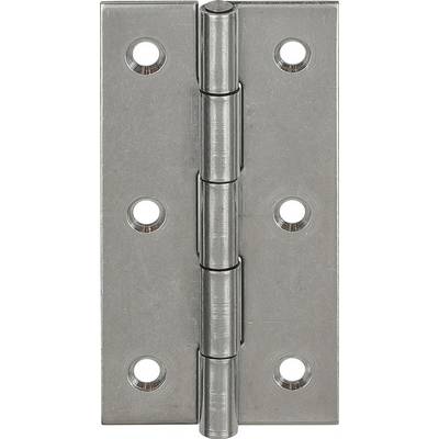 Scharnier H.50mm B.31mm S.1,0mm VA gerollt,schmal VORMANN-0