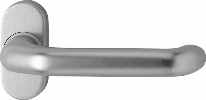 Feuerschutzdrückerlochteil 1300/2133 Alu.F12 gekr.4-KT.9mm EDI-0