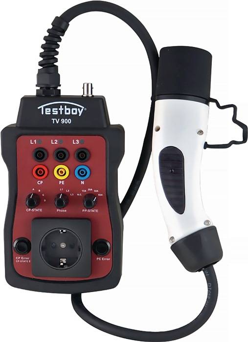 Ladesäulenprüfadapter TV 900 f.Typ-2 Ladesäulen L275xB120xH60mm TESTBOY-0