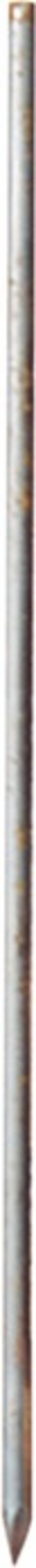 Schnureisen L.1000mm D.18mm Rundstahl inkl.Fase u.Vierkantspitze