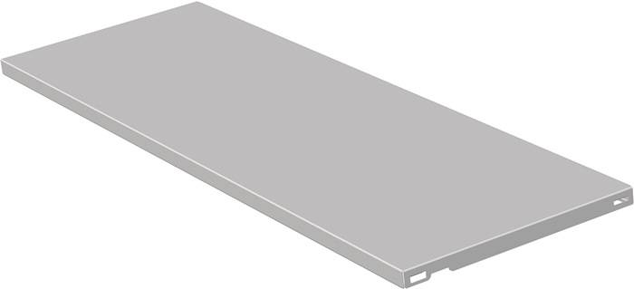 Stahlfachboden B.800mm T.300mm STA weißalu.ALFER ELEMENT SYSTEM-0