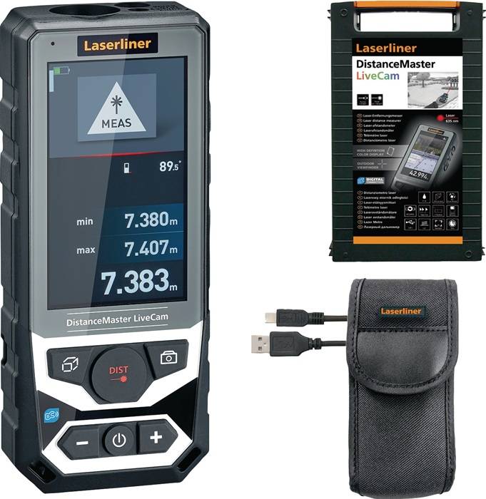 Laserentfernungsmesser DistanceMaster LiveCam 150m ± 1,5mm IP65 LASERLINER-1