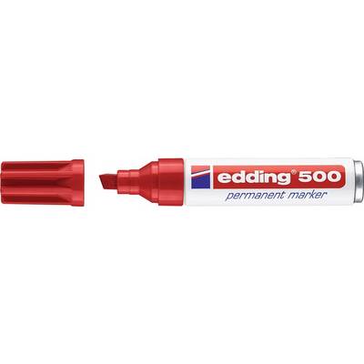 Permanentmarker 500 rot Strich-B.2-7mm Keilspitze EDDING-0