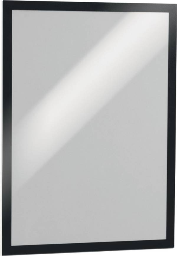 DURABLE Magnetrahmen, selbstklebende Rückenfolie, DIN A4 schwarz, 2 St