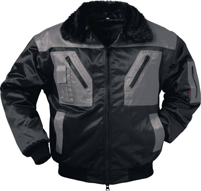 Pilotjacke ASKIM 4-in-1 Gr.XL schwarz/grau NORWAY-0