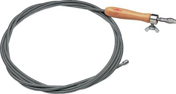 Rohrreinigungswelle L.5m Wellen-D.9mm Krallen-D.20mm einlagig CABERE