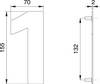 Hausnummer Ziffer 1 VA ma 155mm B.70mm EDI