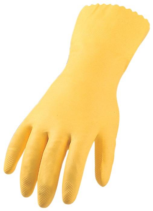Chemiehandschuh Gr.10 gelb EN 388,EN 374 PSA III ASATEX