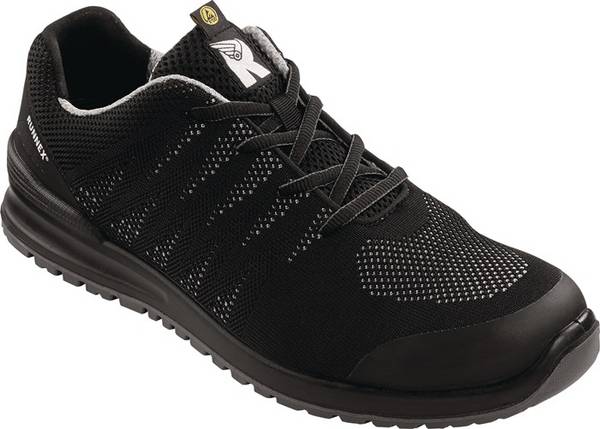 Sicherheitshalbschuh SportStar 5108 Gr.45 schwarz/grau S1P SRC ESD PES RUNNEX