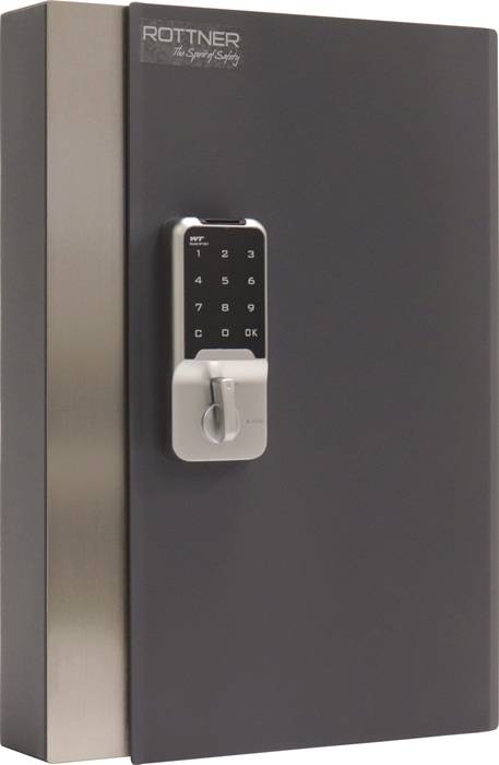 Schlüsselschrank Key Home 24 H385xB265xT60mm 1-türig o.Anz.Hak.24 ROTTNER-0