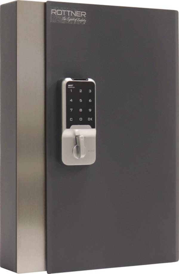 Schlüsselschrank Key Home 24 H385xB265xT60mm 1-türig o.Anz.Hak.24 ROTTNER
