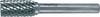 Frässtift ZYA D.16mm Kopf-L.25mm Schaft-D.6mm HM Blank Verz.KVZ 4 RUKO