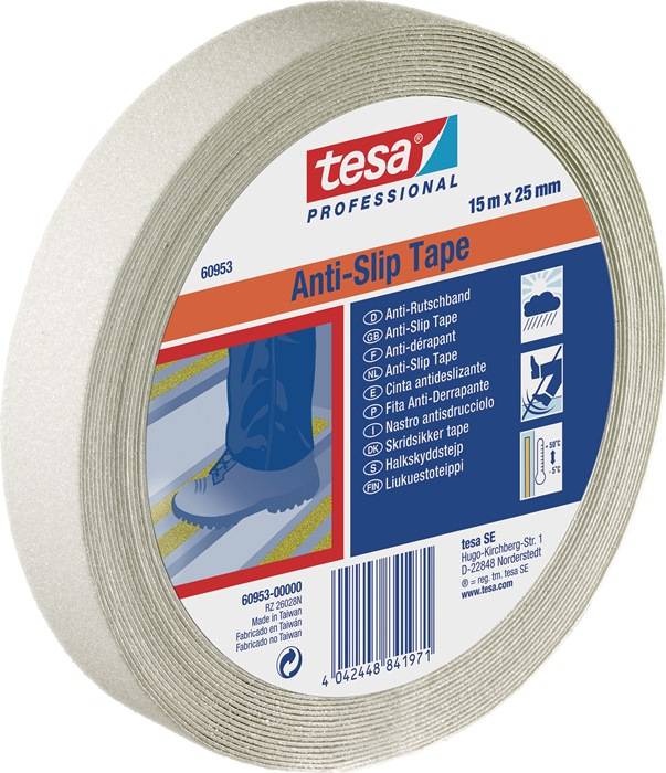 Antirutschklebeband 60953 beige fluoresz.L.15 m,B.25mm Rl.TESA-0