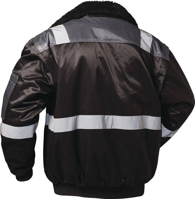 Kombipilotenjacke 4 in 1 Kirkenes Gr.M schwarz/grau NORWAY-1