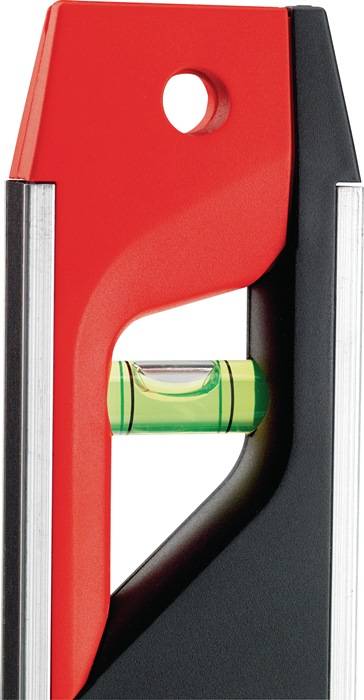 Torpedowasserwaage T PRO 23cm Aluminium/ABS Ku.rot/schwarz 1 mm/m 1 mm/m SOLA-2