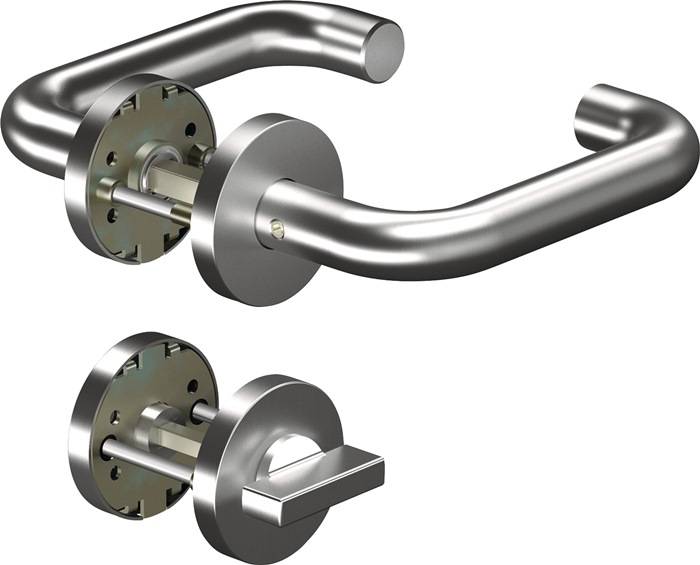 OGRO 90050064682 Rosettengarnitur CORE+8100 8mm / 6501 / 7122 WC ER Edelstahl U--0