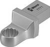 Einsteckringschlüssel 7771 SW 19mm 9x12mm CV-Stahl WERA
