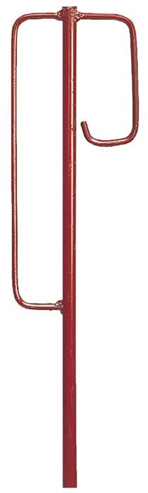 Laterneneisen Berliner Modell 1250x12mm Berliner Modell rot-0