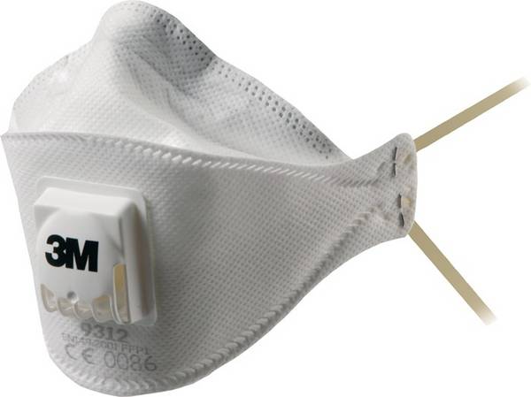 3M 7100258911 Atemschutzmaske Aura™ 9312+ FFP1 / V NR D mit Ausatemventil, faltb