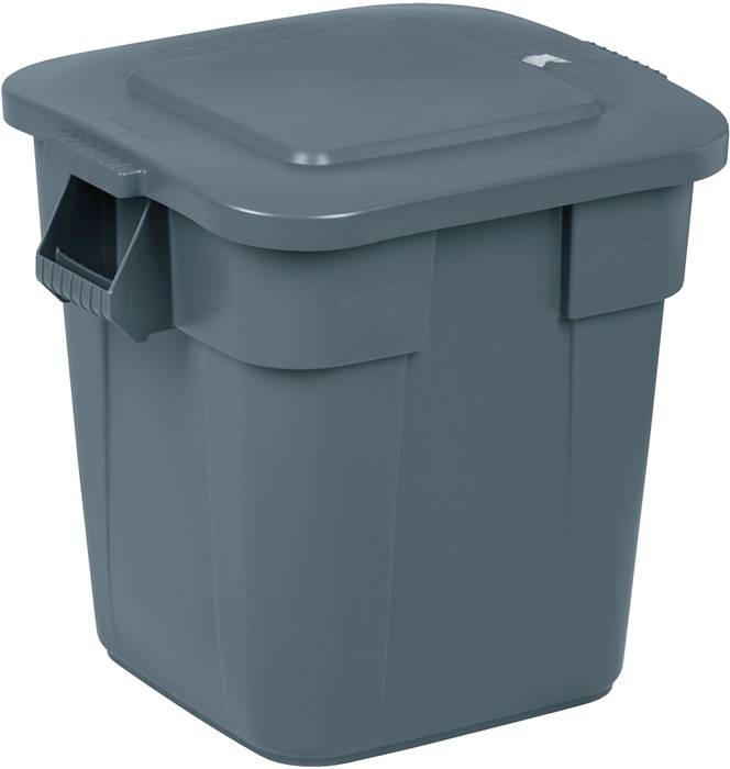 Mehrzweckbehälter grau 151,5l PE L595xB595xH730mm RUBBERMAID-0