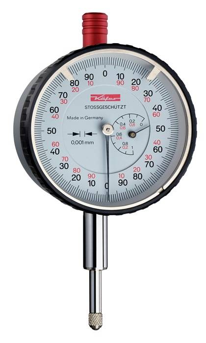Messuhr FM1000 S 1mm Abl.0,001mm m.Stoßschutz KÄFER