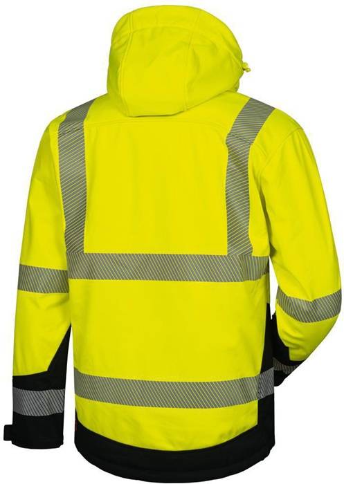 Warnschutz-Softshelljacke Melvin Gr.XXL gelb/schwarz ELYSEE-3