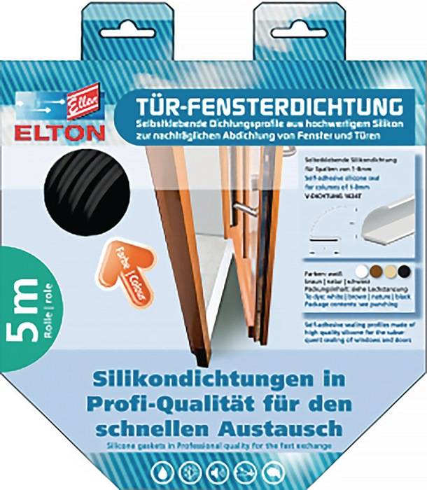 Türanschlagdg.1024T L.6m B.7mm selbstkl.Silik.talkum weiß ELLEN-1