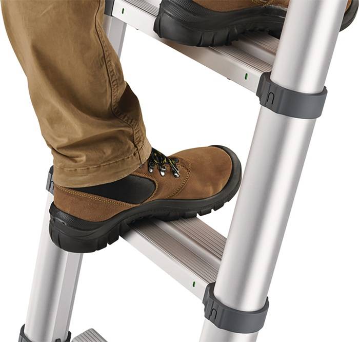 Teleskop-Anlegeleiter T100 Alu.9 Stufen max.Gesamtbelastung 150kg-3