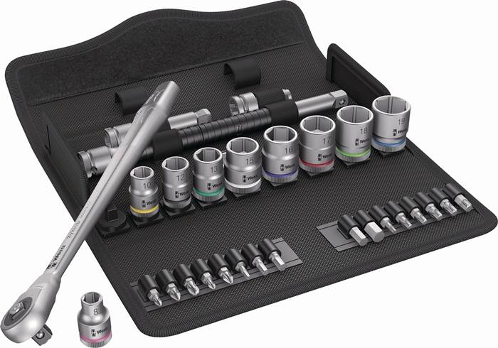 Steckschlüsselsatz Zyklop Metal 29-tlg.3/8 Zoll SW 8-19mm Z.76 6KT WERA-0