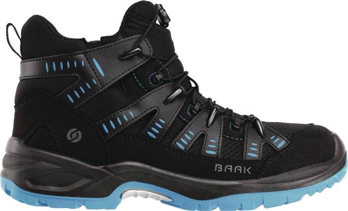 Sicherheitsstiefel Hudson Gr.40 schwarz/blau S1P SRC ESD EN20345 Textil BAAK