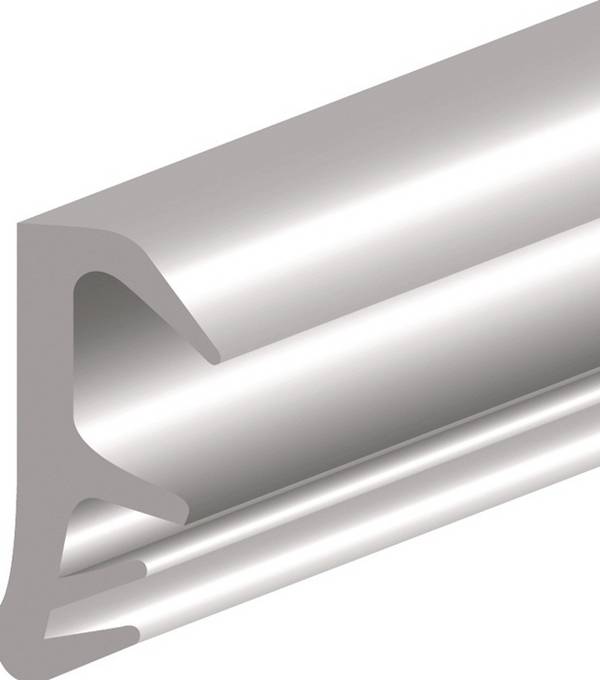 Flügelfalzdichtung 4050 L.5m z.Einfräsen PVC blk weiß ELLEN