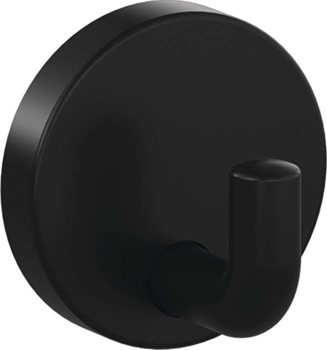 Einzelhaken 477.90B010 einfach A.45mm PA 90 tiefschwarz ma D.50mm HEWI-0