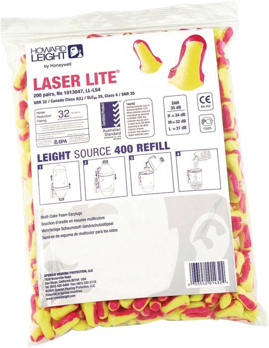 Gehörschutzstöpsel Laser Lite EN 352-2 SNR 35 dB Nachfüllpack 200 PA/Pk.-0