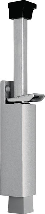 Türfeststeller 3837 0060 22 Zinkdruckg.silber lack.Hubh.90mm Türmontage DENI-0