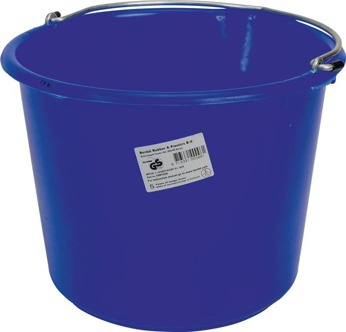 Baueimer GRIPLINE C 20l kranbar,TÜV-GS gepr.blau Ku.-1