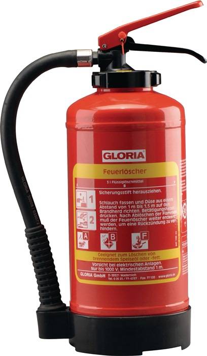 GLORIA Fettbrand-Feuerlöscher FA 3 EASY, Brandklasse A/B/F, 270 x 432 mm-0