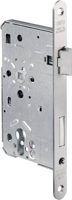 Objekt-Einsteckschloss 0515 PZW 20/ 55/72/8mm DIN R alufin.silber rd Kl 3 Zinkd.